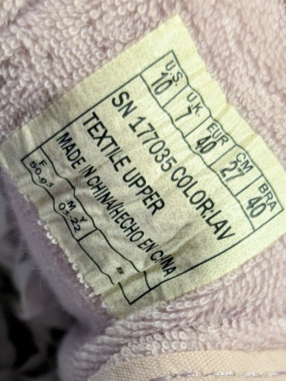 Skechers Street Trax Wedge Fit Sneakers Lavender Size 10 - Picture 9 of 10